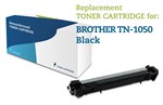 Sort lasertoner kompatibel TN-1050 til Brother